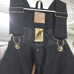 Berne Men's Black Work Overall.